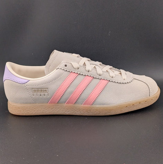 Size Women's 6.5 NEW Adidas Stadt Wonder White / Glow Pink / Powder Plum JQ9017 adidas