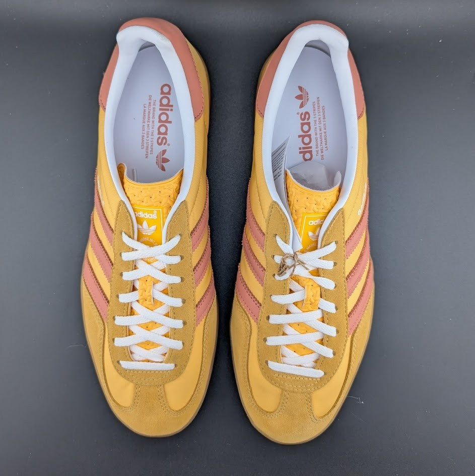 New Adidas Women's Size 11.5 Gazelle Indoor Shoes - Semi Spark/ Clay (IE2959) adidas