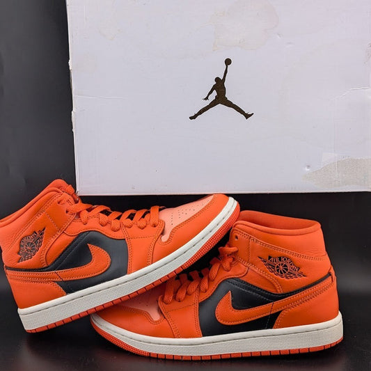 Nike Air Jordan 1 Mid SE Rush Orange Crimson Bliss DM3381-600 Women's 7 Jordan