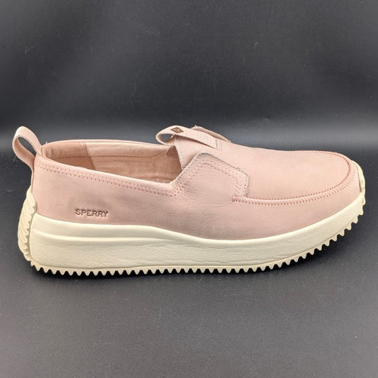 Sperry Women's Size 11M Leather Boat Runner ~ Slip-On Comfort Sneaker~Blush Pink SPERRY
