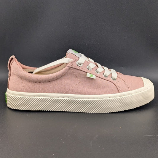 Cariuma OCA Low Sneakers Women's US 7.5 Rose Canvas Comfort Shoes SC3935 Cariuma