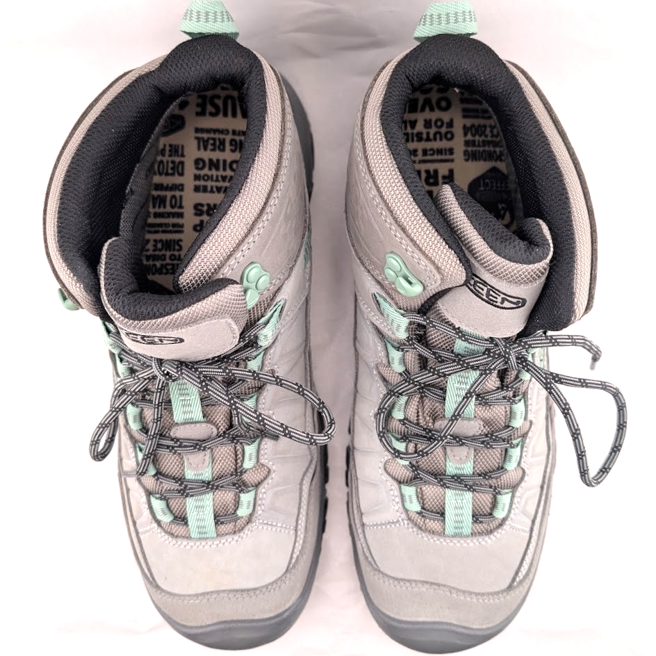 KEEN Targhee IV WP W Womens Size 11 Waterproof Alloy Granite Green 1028992 NIB KEEN