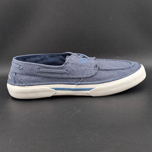 Sperry Women's Size 6 Wide Width ~ Pier Wave Navy Canvas Sneakers STS88787 Sperry