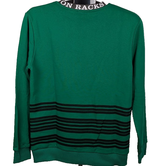 Saw Couture Clothing Men's Size Medium~Green "I'm Drippin On Racks" Sweatshirt SAW Couture Clothing