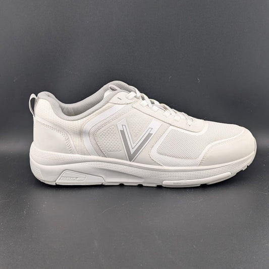 Vionic Women's Size 12 Wide-Width Strider 001 Walking Shoes White Comfort Shoe Vionic