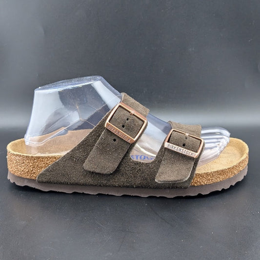 NIB Birkenstock Women's 7 / Kids 5 (EU 38) Arizona BS Mocca Brown Soft Sole Birkenstock