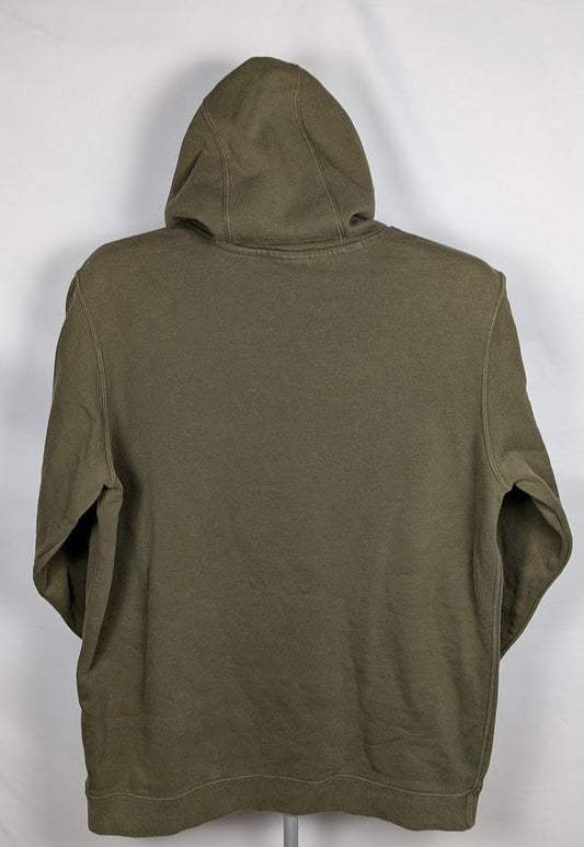 Nike ~ Size Large ~ Army Green Nike Swoosh Logo Box Oversize Hoodie ~ NEW Nike