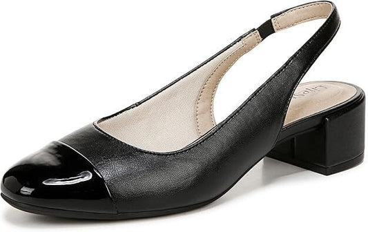 LifeStride Womens Becoming Toe Cap Slingback Heels Shoes Sizes 7, 8, 8.5 2217-19 LifeStride