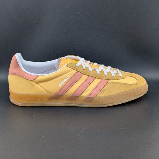 New Adidas Women's Size 11.5 Gazelle Indoor Shoes - Semi Spark/ Clay (IE2959) adidas