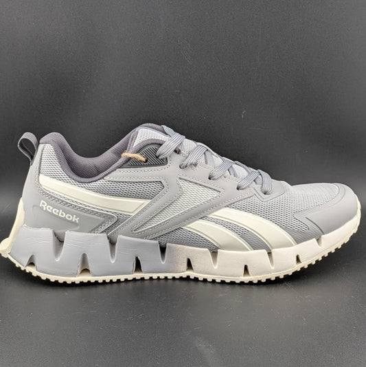 NIB Reebok Zig Vector Mens Shoes Lt Grey/Med Grey/Natural Men's Sizes 8 & 10M Reebok