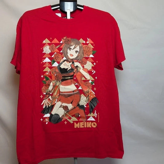 NEW My Hero Academia Hatsune Miku Anime T-shirt Red Sizes Adult Small - 2XL H3 Sport Gear