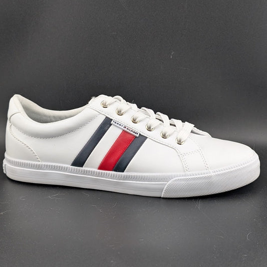 Tommy Hilfiger Womens Size 7.5 TWLIGHTZ White Synthetic Lifestyle Sneakers Shoes Tommy Hilfiger