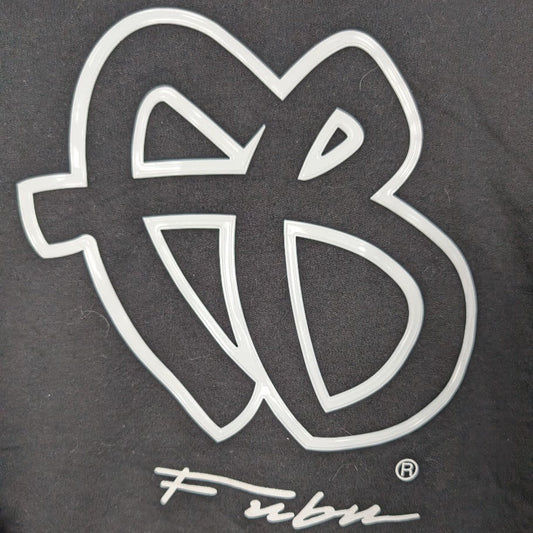 FUBU Men's Long Sleeve Fleece Hoodie Sweatshirt Black Size S/LG/XL/2XL/3XL FUBU
