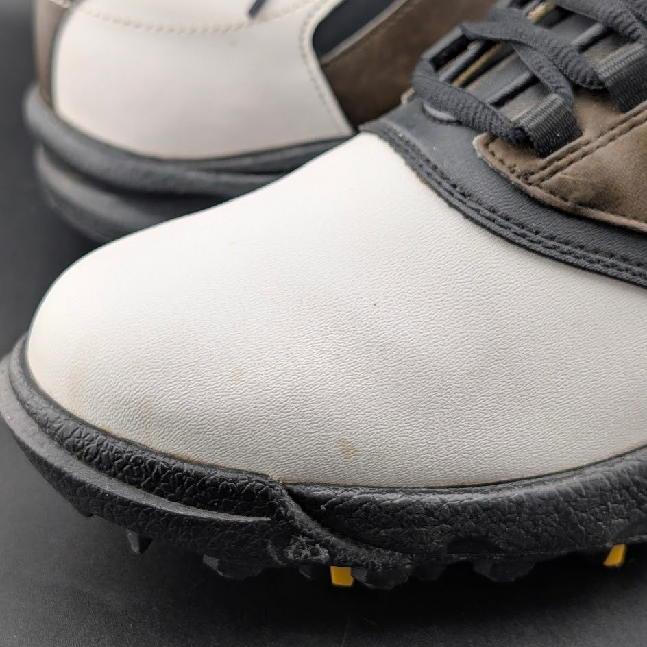 FootJoy GreenJoys Size 7.5 M ~ Men's Golf Shoes 45516 Brown/White Oxford FootJoy