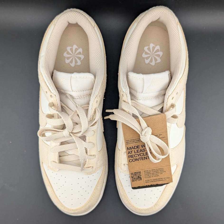 Women's Size 10 ~Nike Dunk Low Next Nature~ Soft Pearl Beach HJ7673-004 NIB Nike