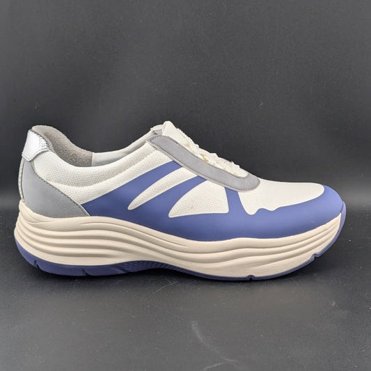 LifeStride Bzees Air Step~Impulse Womens Size 10 or 11 White/Blue Sneakers NIB LifeStride