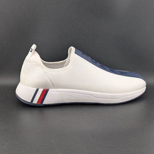 New Womens Tommy Hilfiger Arizel White Slip On Casual Sneakers Size 11M NWOB $75 Tommy Hilfiger