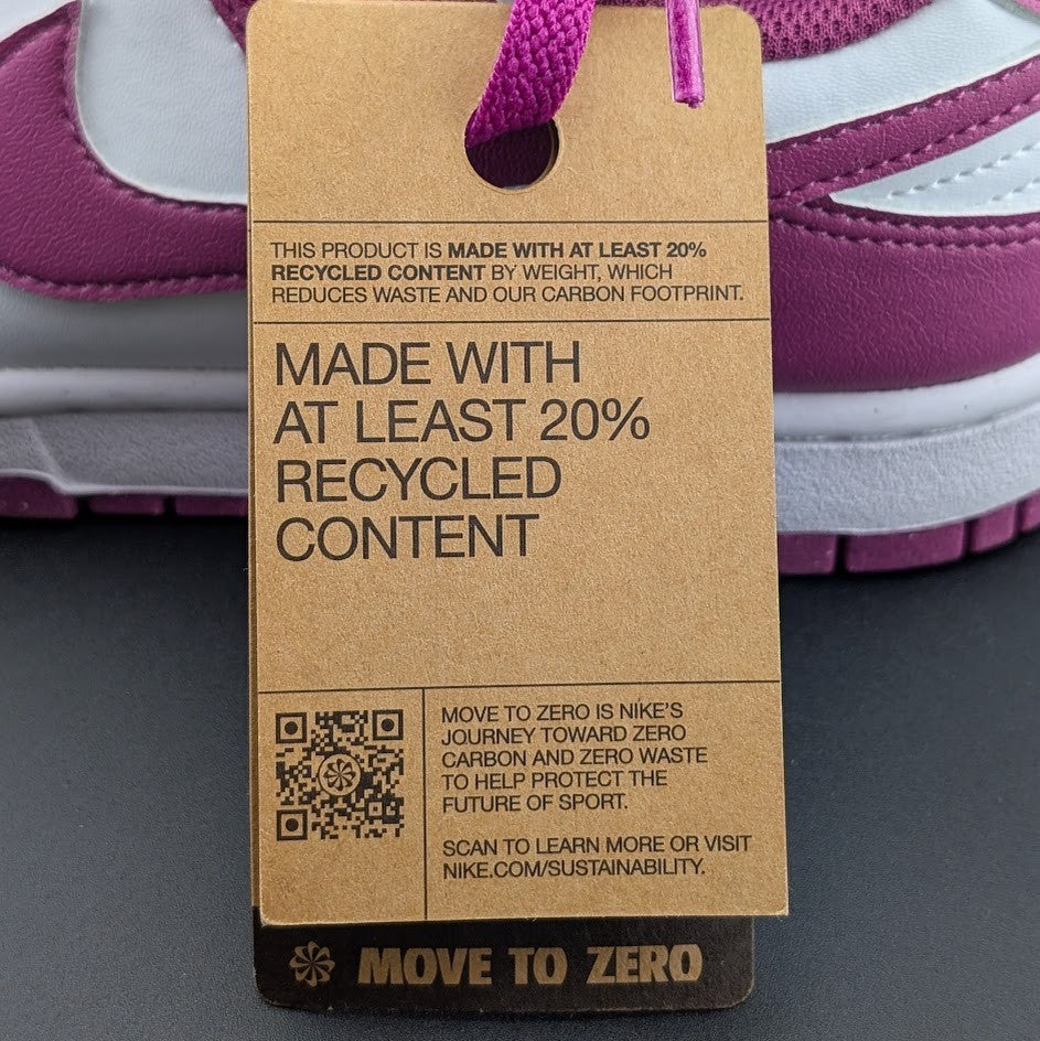 Womens Sz 7.5 ~Nike Dunk Low Next Nature Hot Fuchsia Retro Basketball~DD1873 110 Nike
