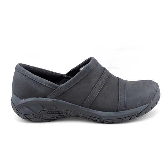 Merrell Encore Nova Black Leather Clogs Women’s 7.5 Slip-On Comfort Shoes Merrell