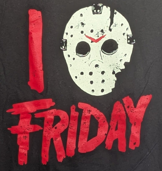 Official Universal Studios FRIDAY 13TH T-Shirt Size S Black NWT Universal Studios Hollywood