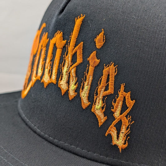 🔥Cookies Black Snapback Hat ~ One Size ~ World on Fire🔥Embroidered *FREE SHIP* Cookies Sf