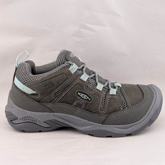 Keen Circadia Vent Low Hiking Shoes Grey Cloud Blue-Women Size 6.5-DISPLAY MODEL Keen