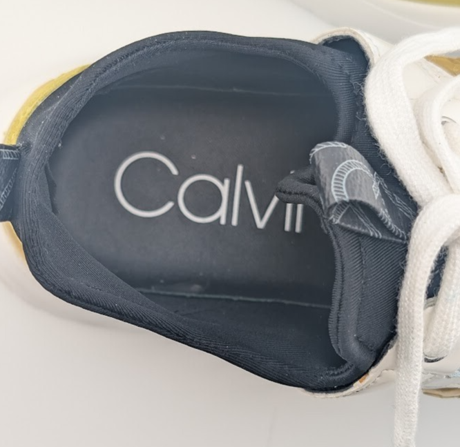 Calvin Klein Womens Ultra Neoprene Multicolor Lace-Up Sneaker Shoes Size 8M Calvin Klein