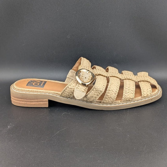 NEW! DV By Dolce Vita Falcun Natural Raffia Buckle Mules Slip On Size 6.5 8.5 9 Dolce Vita