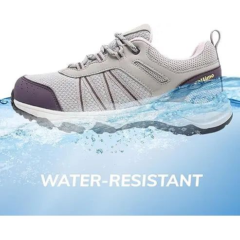 Womens Lightweight Walking Shoes Non-Slip Sneakers Waterproof Hiking Shoes Cottimo
