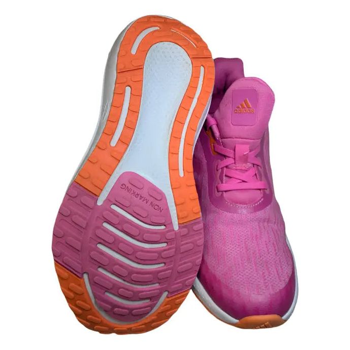 Pre-Owned adidas Size 4.5 Duramo EQ21 Run Shock Pink Kids Sneakers adidas