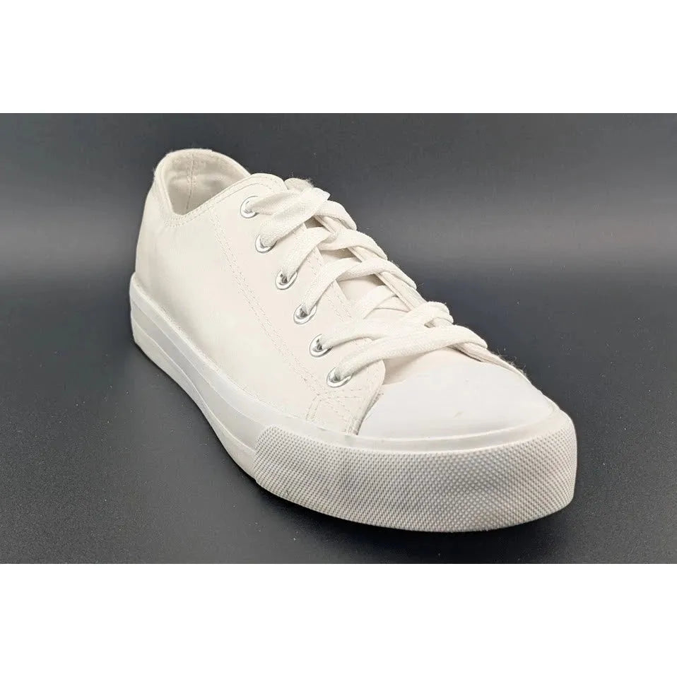 Pre-owned Women's Size 9 White Tennis Shoes Faux Leather Sneakers Casual Walking Women's SoleComfort.shoes