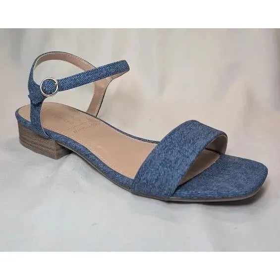 LC Lauren Conrad Obsidian Denim Blue Women's Slide Sandals - Size 8.5 NWB LC Lauren Conrad