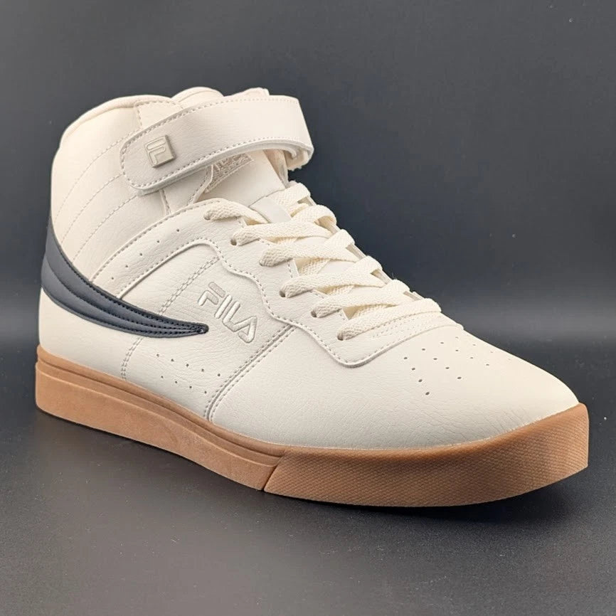 Fila Vulc 13 Ivory with Black Flag and Gum Soles Size 12 1CM00080-165 SoleComfort.shoes