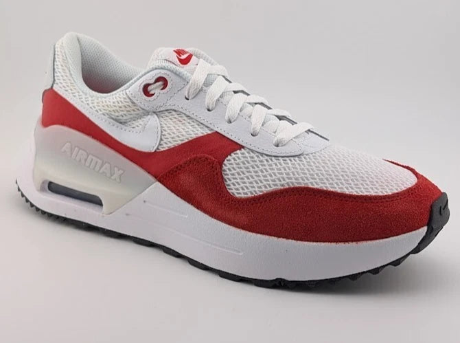 Nike Air Max System White/University Red DM9537-104 Men's Size 9
