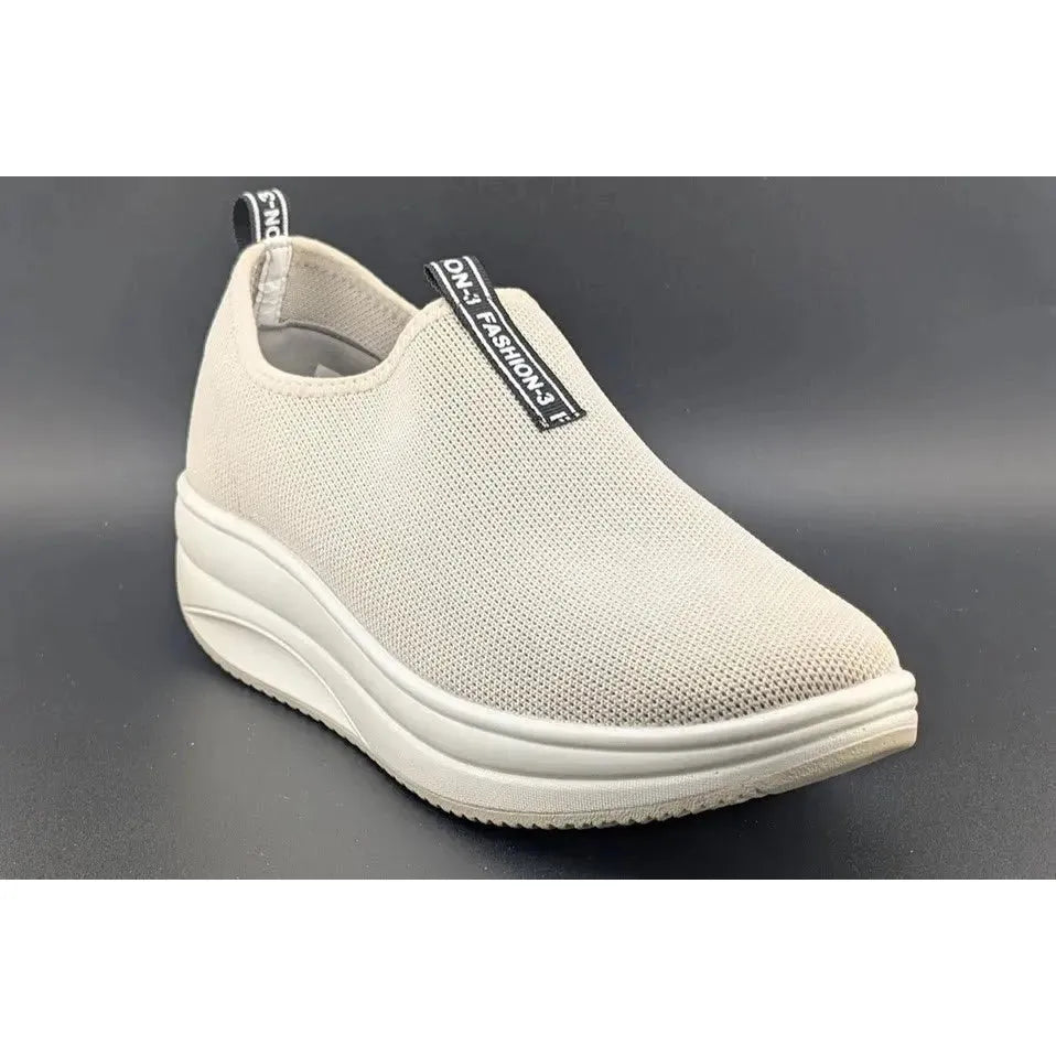 STQ Lightweight Breathable Sneakers Walking Women Shoes Size 7.5 Roller Bottom SoleComfort.shoes