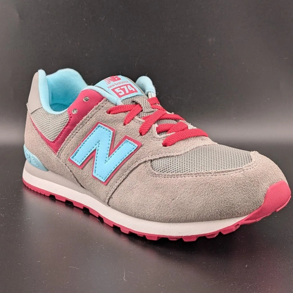 New Balance 574 Classics Big Kids Style : Kl574ALG Womens Size 7.5 Kids Size 6 SoleComfort.shoes