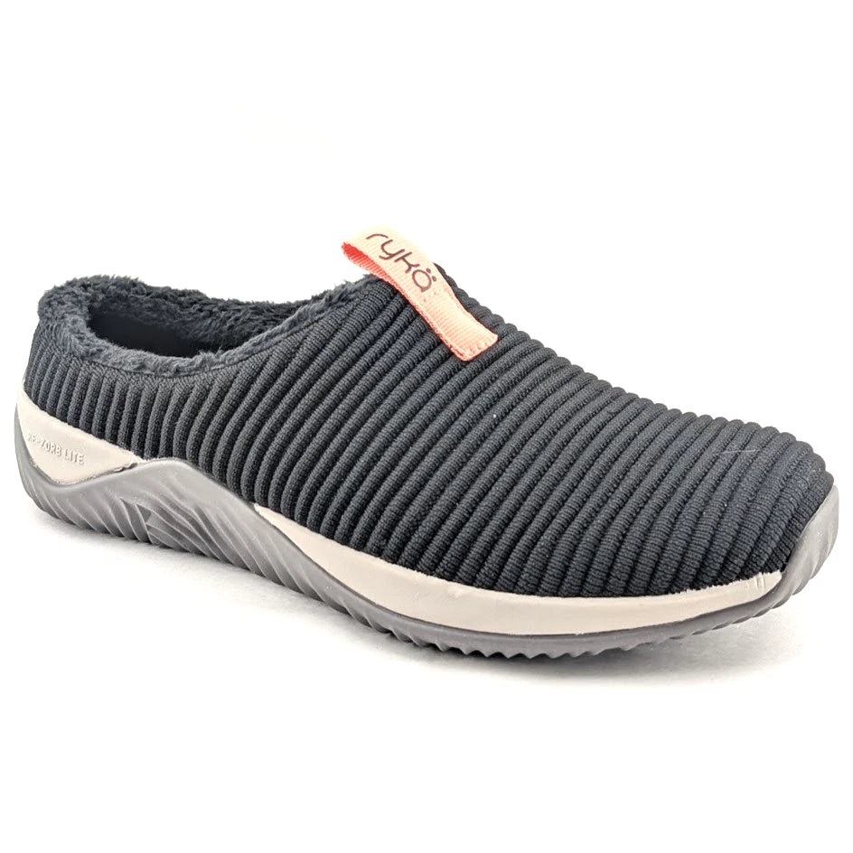 Ryka Echo Knit Mule 2 Women Shoes -Size 5M- Indoor/Outdoor Black A457368 SoleComfort.shoes