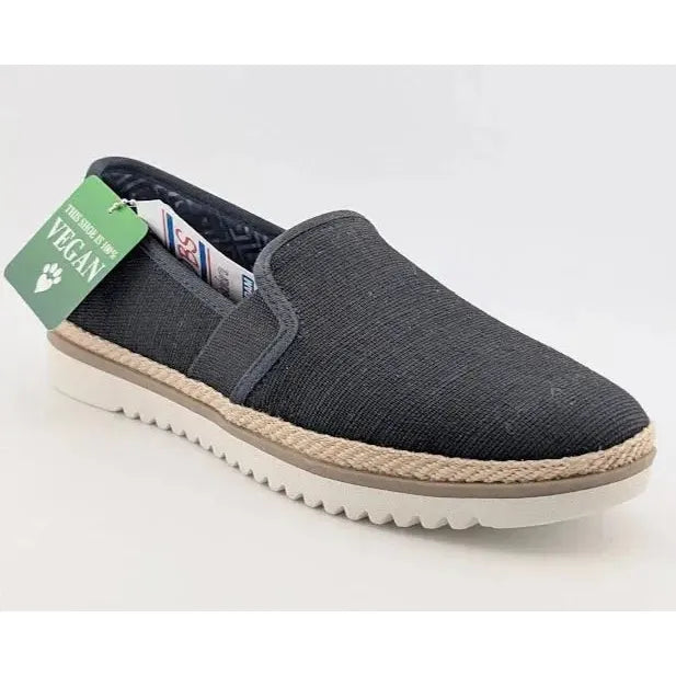 SKECHERS WOMEN'S Size 7 FLEXPADRILLE LO BALLET FLAT BLACK Espadrille 114020 Skechers