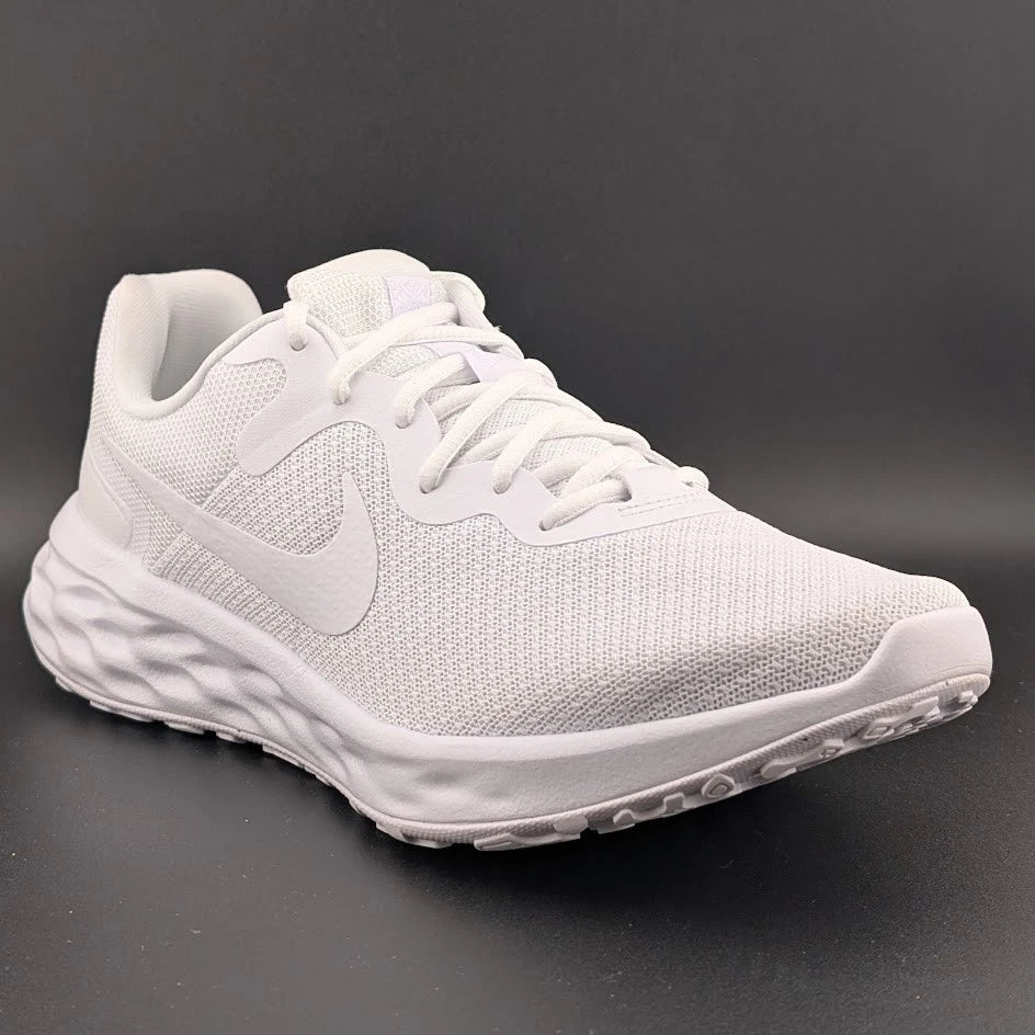 Nike Revolution 6 NN Triple White Running Shoes DC3728-102 Men's Size 8 **RARE** SoleComfort.shoes
