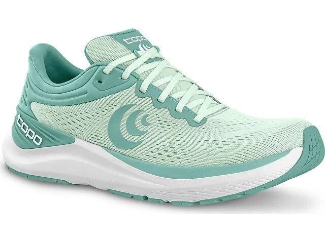 TOPO Ultrafly 4 Women's Size 7 | Mint Green Lace Athletic Running Sneakers Shoes