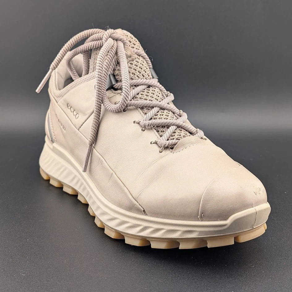 Ecco Exostrike Low Gray/Beige Sporty Comfort Goretex Women's Shoe SZ EU 35/ US 4 SoleComfort.shoes
