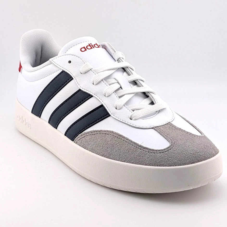 Men's adidas Barreda Size 10.5 - White Shadow Navy Scarlet SoleComfort.shoes