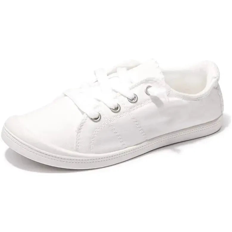 Women's Size 10 | Slip On Canvas Low Casual Walking Classic Comfort Sneakers Unbranded