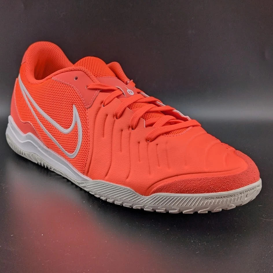 Mens Nike Legend 10 Academy IC Indoor Soccer Shoes Size 11 HOT LAVA/WHITE SoleComfort.shoes