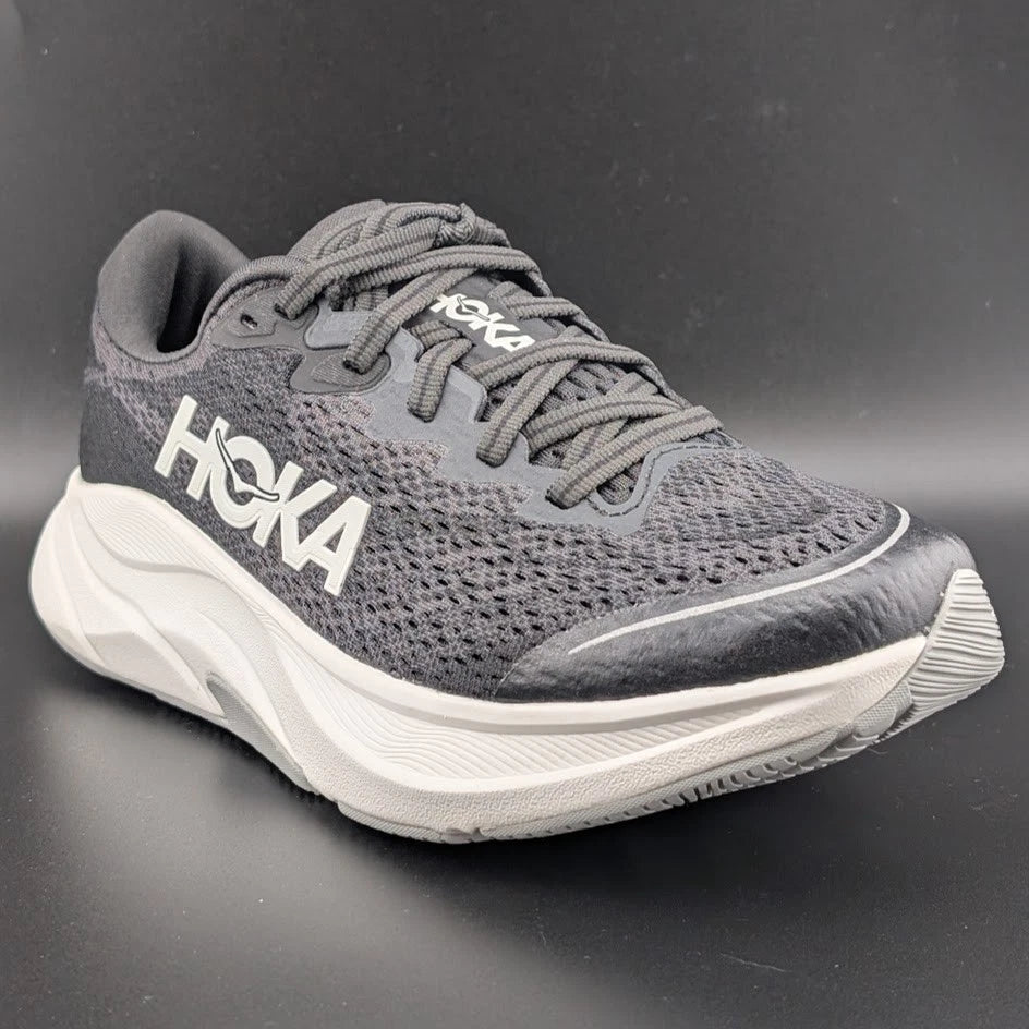 Hoka Rincon 4 Kids Sizes 4Y or 6.5Y / Women's Sizes 5.5M or 8M STK 1168874 Black on White Hoka