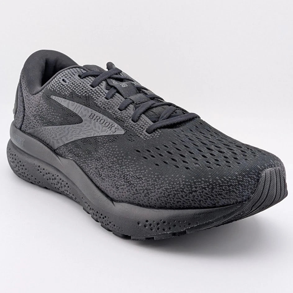 Brooks Women's Ghost 16 Lace Up Athletic Shoes Black Wide Sz 11.5D #1204071D020 SoleComfort.shoes