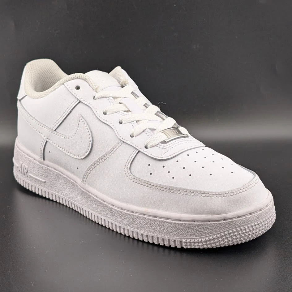 Nike Air Force 1 LE (GS) Low Triple White - Kids 7Y / Womens 8.5 SoleComfort.shoes