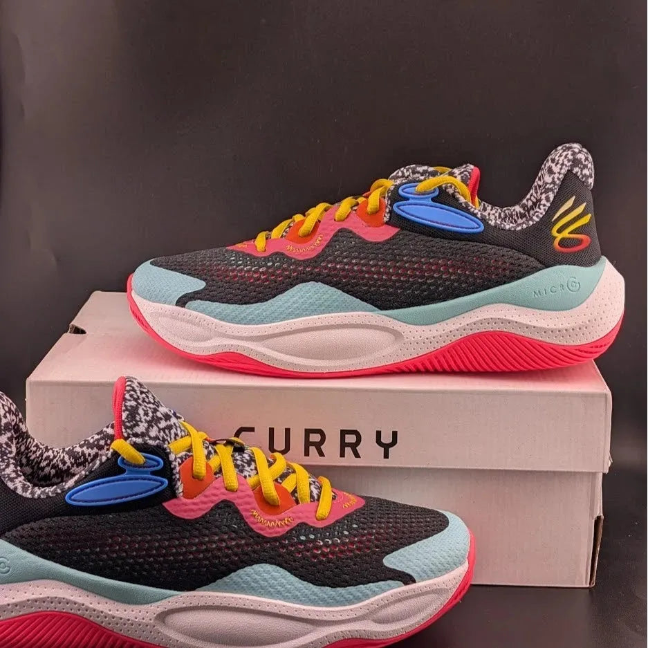 Under Armour Curry Splash 24 Curry Jam Basketball Sneakers Mens SZ. 9 Wos 10.5 SoleComfort.shoes