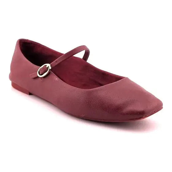 Pre-owned Kenneth Cole New York Womens Jasper Red Ballet Flats 7.5 Medium (B,M) SC2360 Kenneth Cole