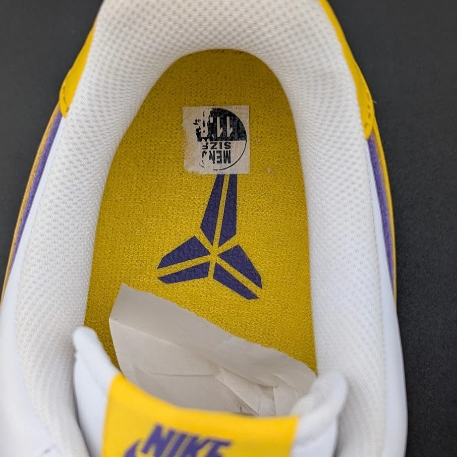 LOOK ==> Nike Men's Size 11.5 Air Force 1 Low Kobe Bryant Lakers FZ1151-100 AF1 SoleComfort.shoes